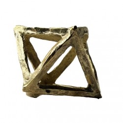 ESCULTURA NETUNO (OURO BRONZE)